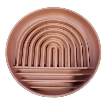 Bol ralentisseur arc-en-ciel -Silicone - Énergie canine Estrie
