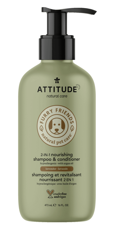 ATTITUDE - Shampoing 2 en 1 LAVANDE - Énergie canine Estrie