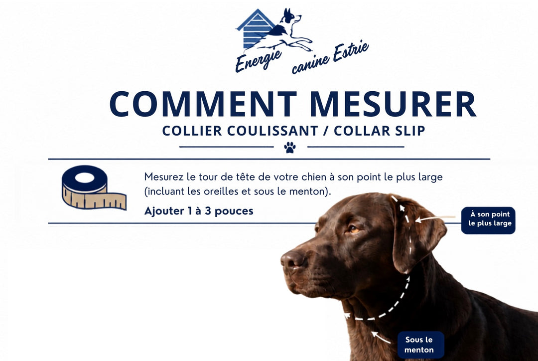 Collier coulissant en Biothane 5/8po