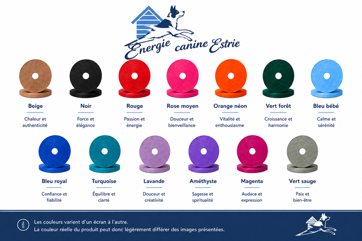 Longe Biothane - 25 pieds (7,6m)
