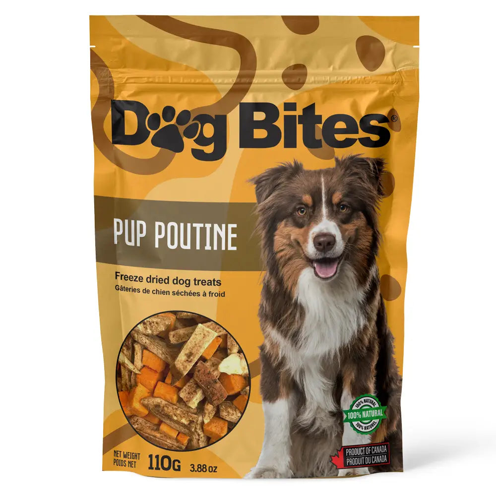 DOG BITES Pup Poutine (220g) - Énergie canine Estrie