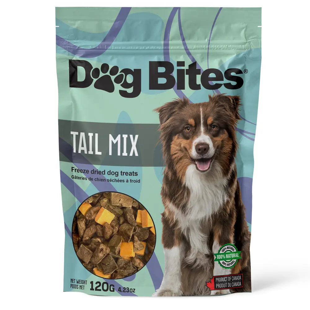 DOB BITES- Tail Mix (120g) - Énergie canine Estrie