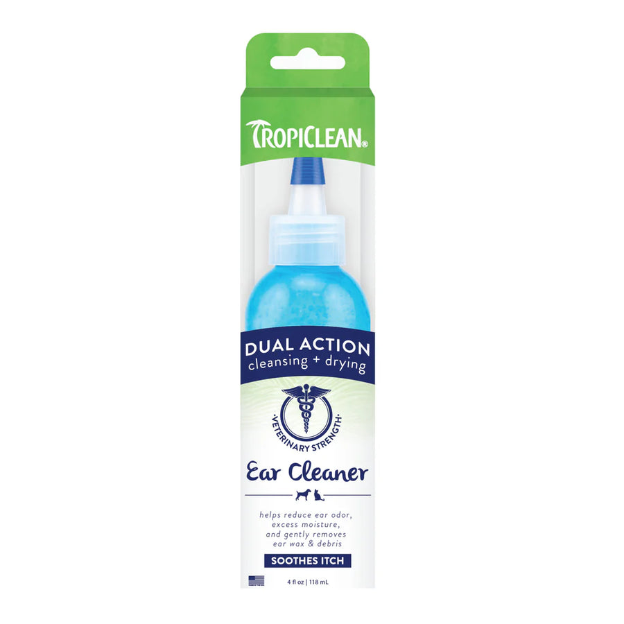 TROPICLEAN- Nettoyant pour oreilles (118ml) - Énergie canine Estrie